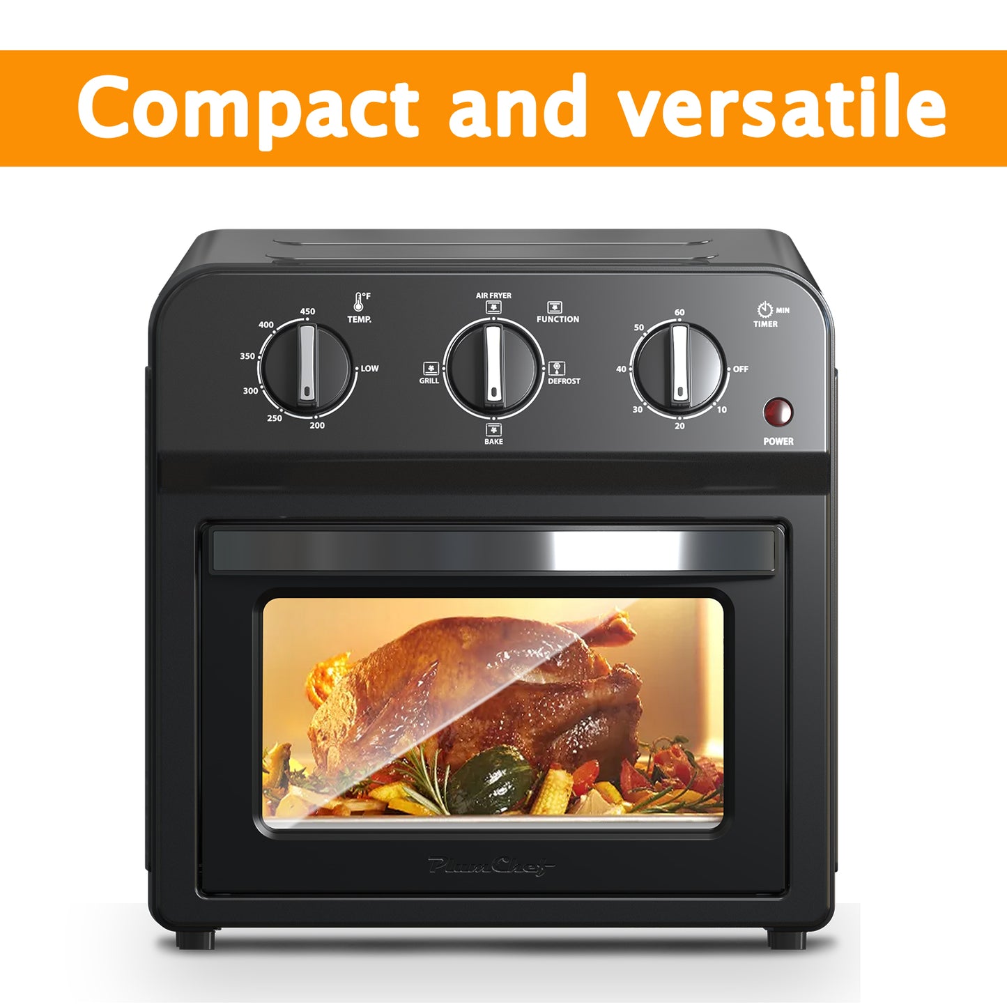 Air Fryer Toaster Oven Combo,13QT,360° Hot Air Circulation for Healthy Oil-Free Cooking