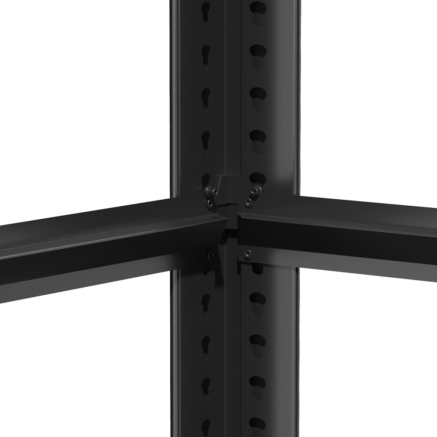 5 -Tier Heavy Duty Black Metal Utility shelving unit with Ventilated Shelves ( 35.5-in W x 15.8-in D x 72-in H )