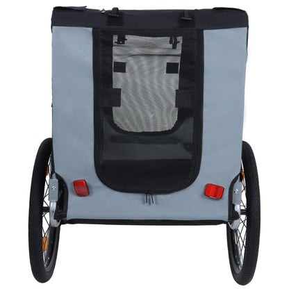 Large Folding Bike Trailer for Dogs – 66LB Capacity All-Terrain Pet Carrier