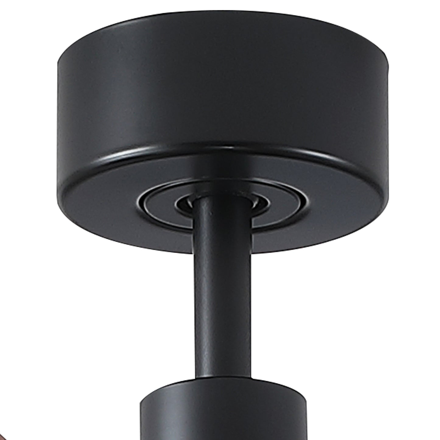 52 in. Indoor Black Low Profile 3-Blade Ceiling Fan with Remote Included for Bedrooms or Living Rooms