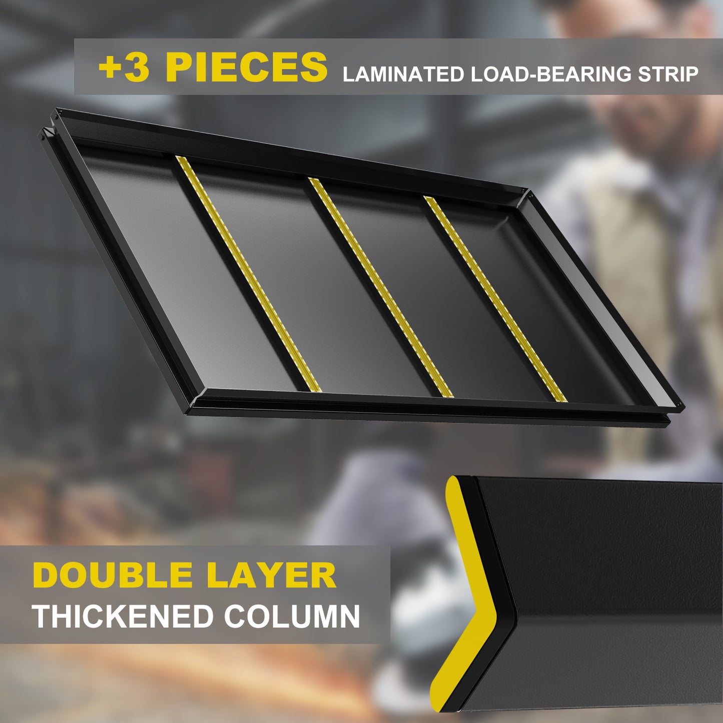 5 -Tier Heavy Duty Black Metal Utility shelving unit with Ventilated Shelves ( 59-in W x 23.62-in D x 72-in H )