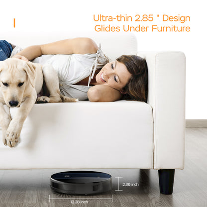 Smart Robot Vacuum Cleaner G6, Ultra-Thin, 1800Pa Strong Suction, Automatic Self-Charging, Wi-Fi Connectivity, App Control