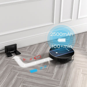 Smart Robot Vacuum Cleaner G6, Ultra-Thin, 1800Pa Strong Suction, Automatic Self-Charging, Wi-Fi Connectivity, App Control