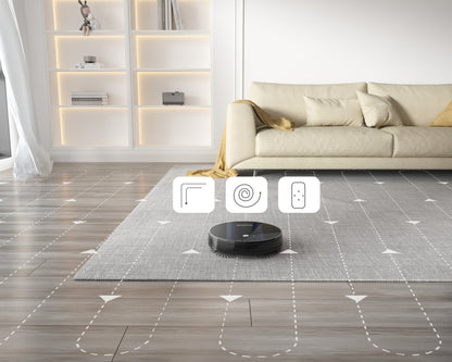 Smart Robot Vacuum Cleaner G6, Ultra-Thin, 1800Pa Strong Suction, Automatic Self-Charging, Wi-Fi Connectivity, App Control