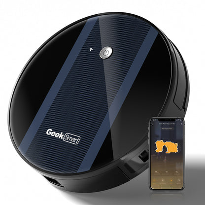 Smart Robot Vacuum Cleaner G6, Ultra-Thin, 1800Pa Strong Suction, Automatic Self-Charging, Wi-Fi Connectivity, App Control