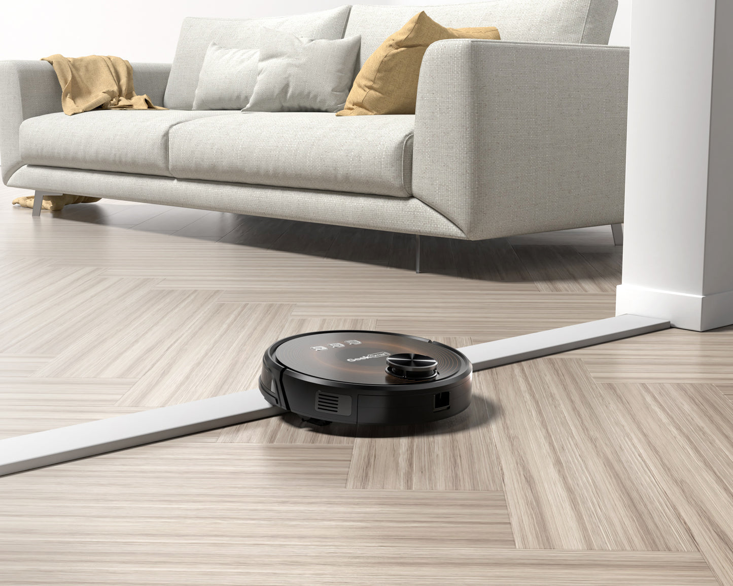 Smart L8 Robot Vacuum Cleaner and Mop, LDS Navigation, Wi-Fi Connected APP, Selective Room Cleaning,MAX 2700 PA Suction