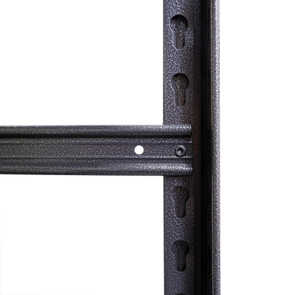 5 -Tier Heavy Duty Black Metal Utility shelving unit with Ventilated Shelves ( 31.6-in W x 15.7-in D x 63-in H )