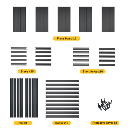5 -Tier Heavy Duty Black Metal Utility shelving unit with Ventilated Shelves ( 35.4-in W x 15.7-in D x 72-in H )