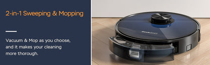 Smart L7 Robot Vacuum Cleaner and Mop, LDS Navigation, Wi-Fi Connected APP