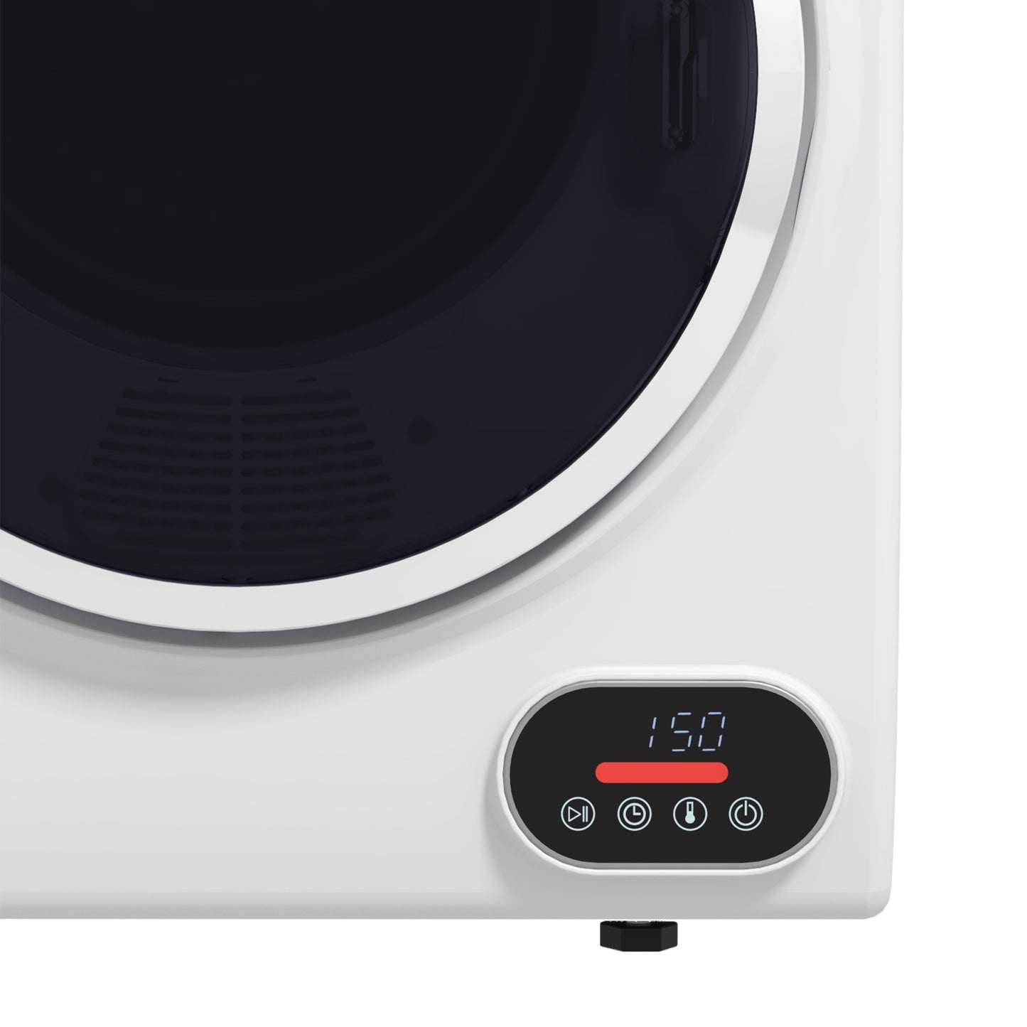 Portable Clothes Dryer, 120V 850W Compact Laundry Dryer with Intelligent Drying, 1.5 cu.ft Stainless Steel Drum