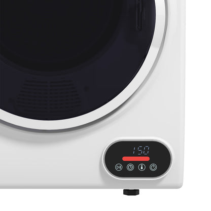 Portable Clothes Dryer, 120V 850W Compact Laundry Dryer with Intelligent Drying, 1.5 cu.ft Stainless Steel Drum