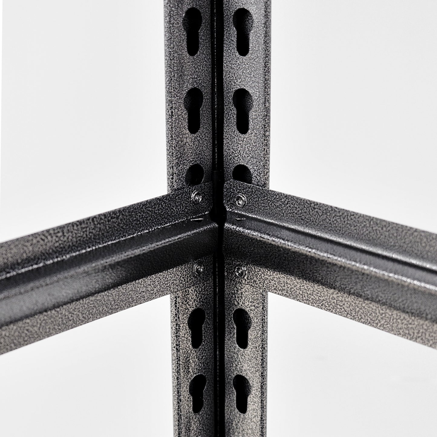 5 -Tier Heavy Duty Black Metal Utility shelving unit with Ventilated Shelves ( 35.41-in W x 15.7-in D x 72-in H )