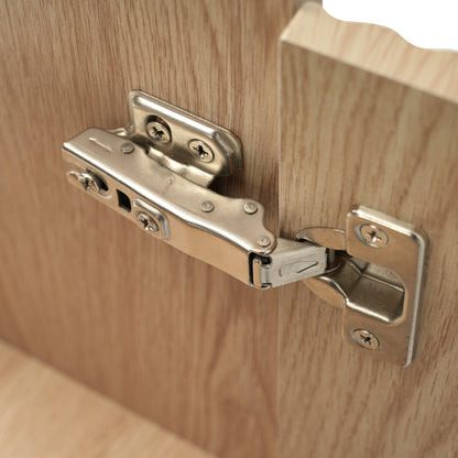 21.6 inch Modern Floating Bathroom Vanity with Ceramic Basin - Perfect for Small Bathrooms