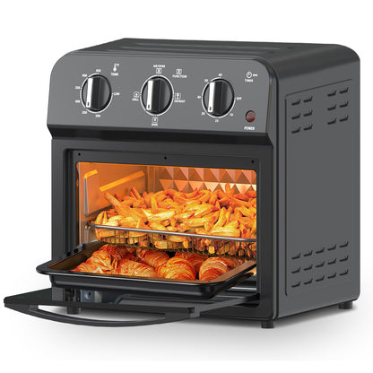 Air Fryer Toaster Oven Combo,13QT,360° Hot Air Circulation for Healthy Oil-Free Cooking