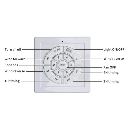 66 in. Downrod Mount Aluminium Blade Ceiling Fan with Light Included with Remote, 6 Speeds Quiet Reversible DC Motor