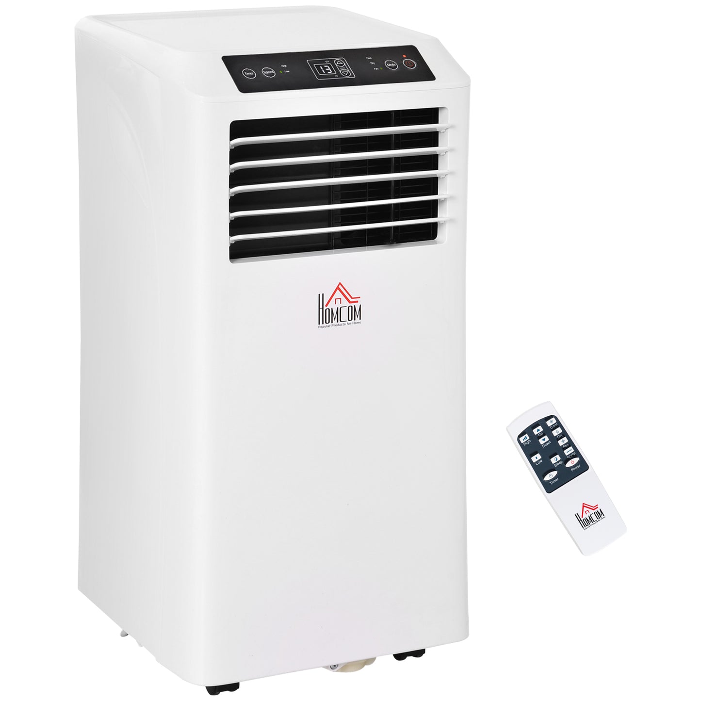 8000 BTU Mobile Portable Air Conditioner with Cooling, Dehumidifier, Ventilating, Remote Control, 24-Hour Timer