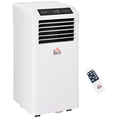 8000 BTU Mobile Portable Air Conditioner with Cooling, Dehumidifier, Ventilating, Remote Control, 24-Hour Timer