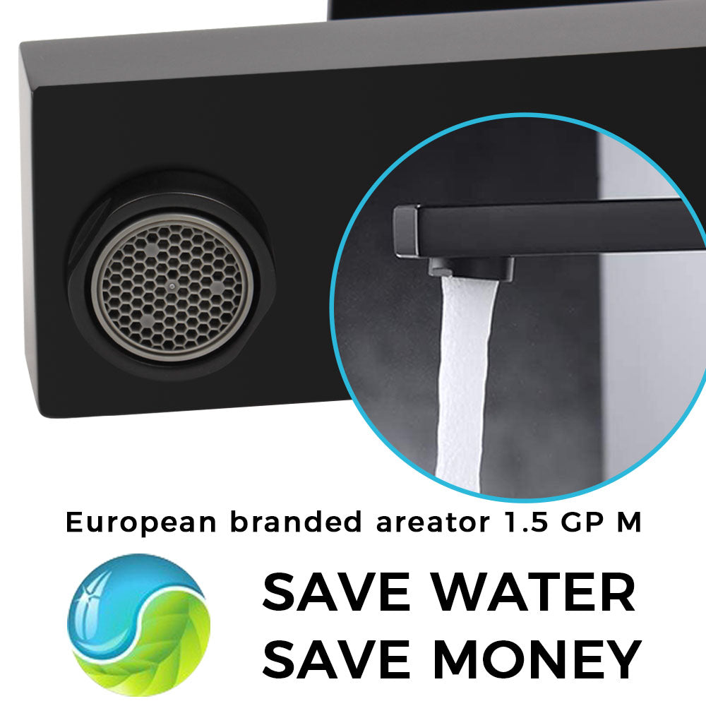 Single Handle Bathroom Faucet, Matte Black Single Hole Bathroom Faucet