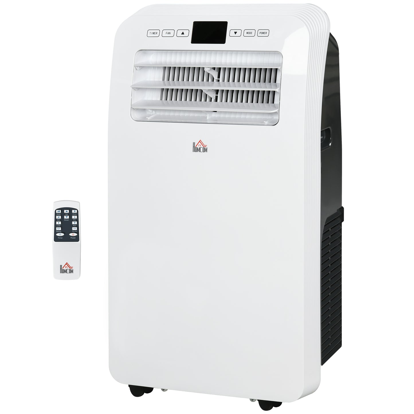 12000 BTU Portable Air Conditioner for Rooms Up to 550 Sq. Ft., 3-in-1 AC Unit with Dehumidifier, Cooling Fan, Remote, 24H Timer