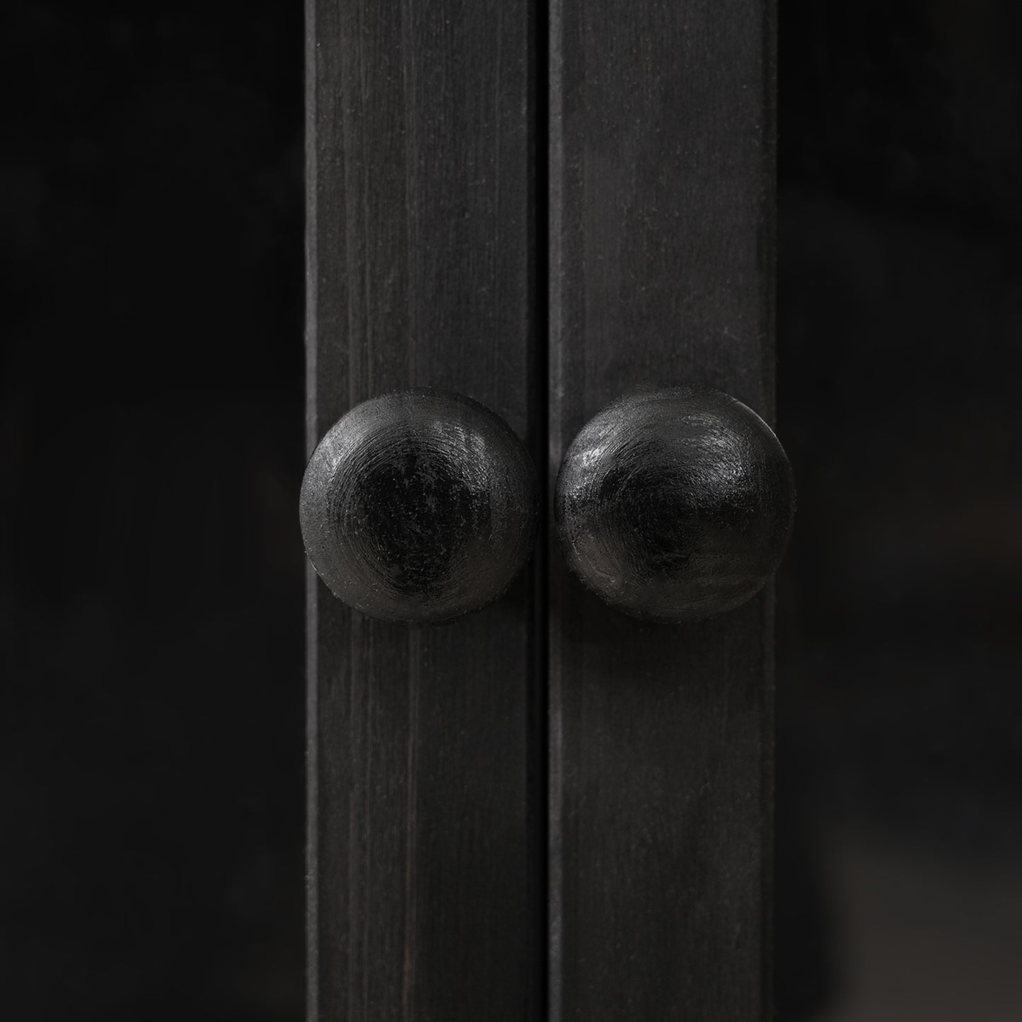 78-inch Wooden Greenhouse Cold Frame with 4 Independent Skylights and 2 Folding Middle Shelves, Walk-in Outdoor Greenhouse, Black