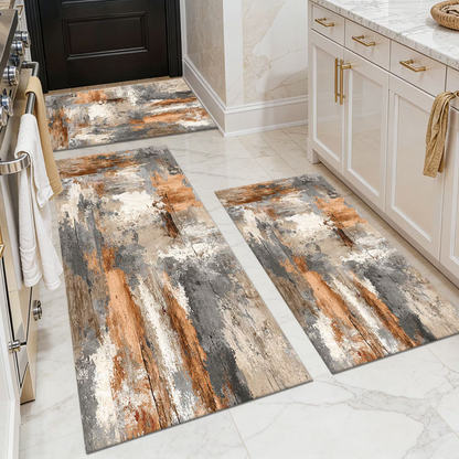 3-Piece Indoor Mats Set Non-Slip Washable Runner Mats Soft Floor Mats for Kitchen Laundry Hallway and Entryway 20x32in 20x47in 20x60in