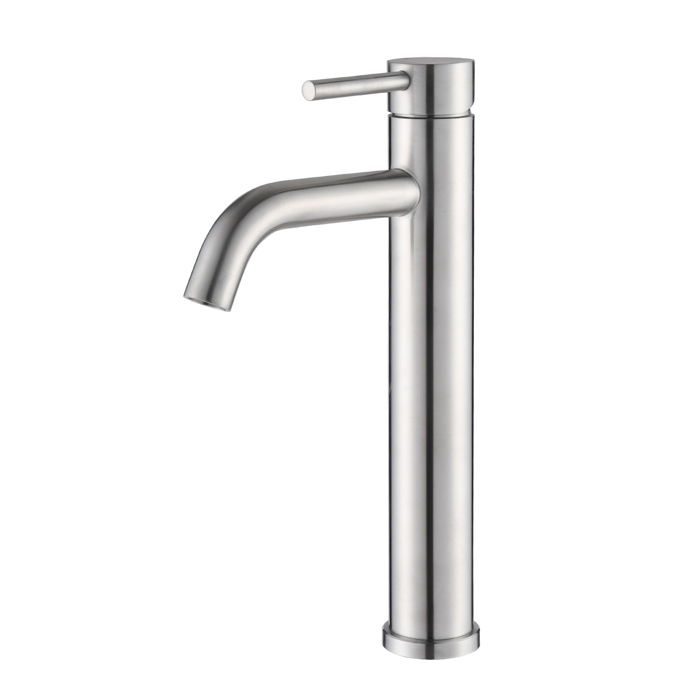 Bathroom Modern Tall Faucets Single Handle One Hole Lavatory Bathroom Sink Faucet