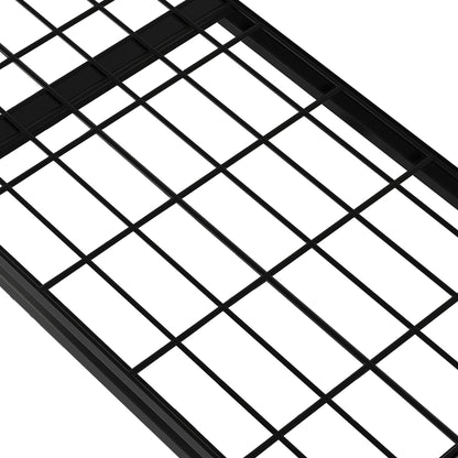 5 -Tier Heavy Duty Black Metal Utility shelving unit with Ventilated Shelves ( 35.5-in W x 15.8-in D x 72-in H )