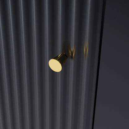 21.6 inch Modern Floating Bathroom Vanity with Ceramic Basin - Perfect for Small Bathrooms, Right side storage