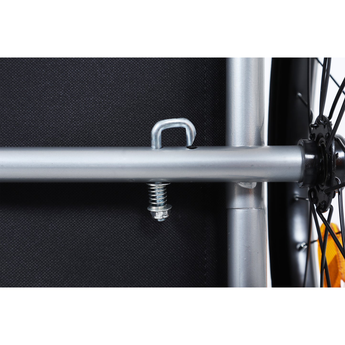 Large Folding Bike Trailer for Dogs – 66LB Capacity All-Terrain Pet Carrier